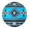 Flash Furniture 5x5 Turquoise Rustic Southwest Style Area Rug ACD-RGC318-55-TQ-GG - alternate 4